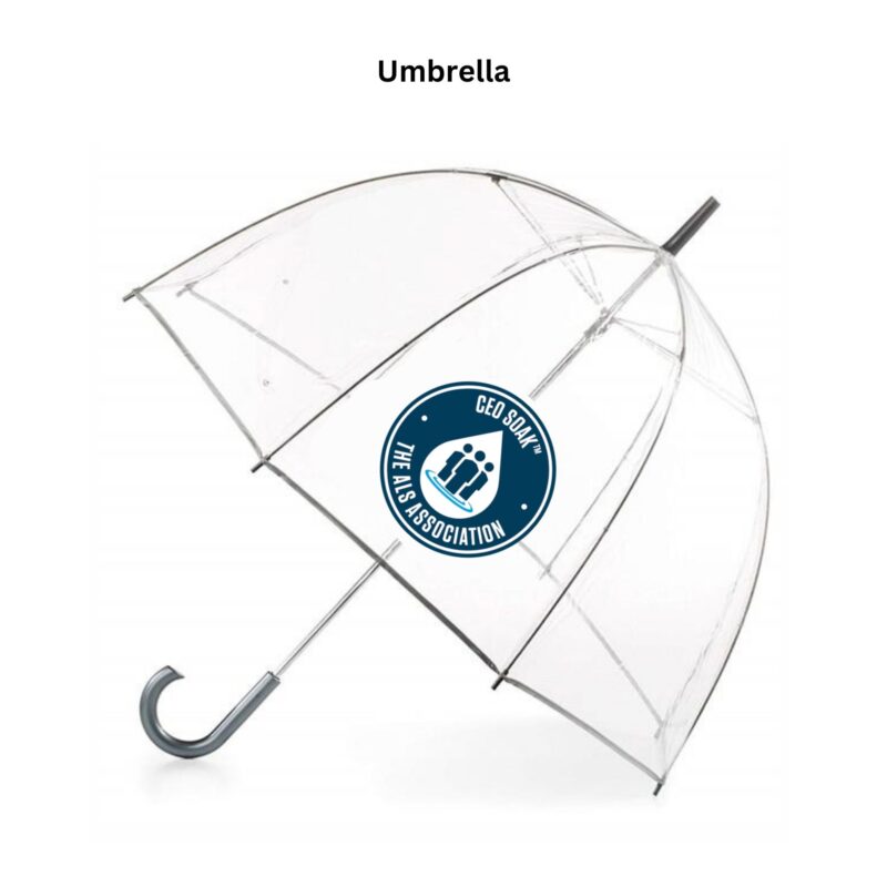 CEO Soak Clear 46" Arc Umbrella "small quantity in whouse" ALS